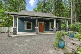 Welcome to this great little DADU (detached accessory dwelling unit) built in 2018. Two bedroom (960 sf) home for family, guests, home office or maybe an income source.