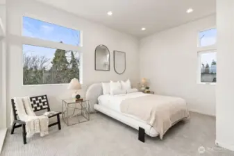 4th Floor Primary suite-Picture is of similar staged unit-