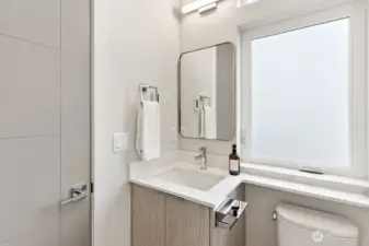 4th Floor Full bath-Picture is of similar staged unit-