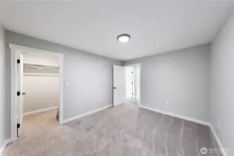 Bedroom #1 with large walk-in closet