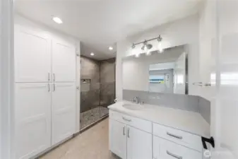 3/4 guest bath