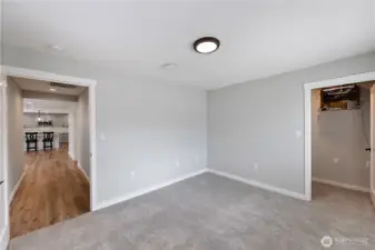 Bedroom #2 features walk-in closet