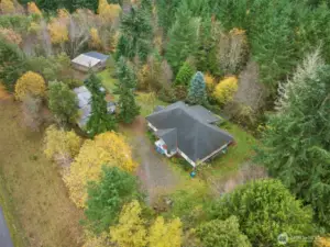 Aerial perspective highlighting everything this property has to offer