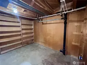 Basement storage