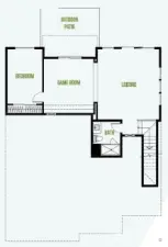 Lower Floor - For illustrational purposes only. Actual plans and specs may vary. Some features may be considered upgrades.