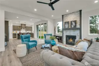 Picture of previously built home in the community. For illustrational purposes only. Actual plans and specs will vary. Some features shown may be upgrades.