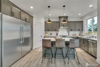 Picture of previously built home in the community. For illustrational purposes only. Actual plans and specs will vary. Some features shown may be upgrades.