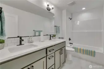 Picture of previously built home in the community. For illustrational purposes only. Actual plans and specs will vary. Some features shown may be upgrades.