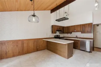 Breakfast nook off kitchen