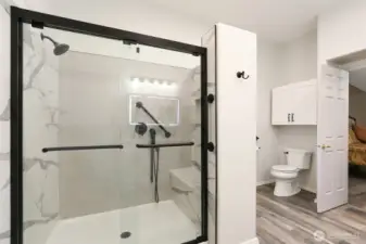 Shower in Primary Bath