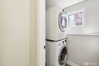 Laundry room on lower level