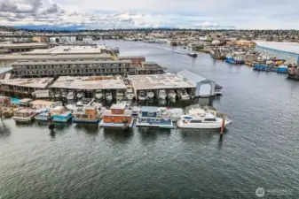 Second from the end of the dock and an outer side tie with unobstructed views of the canal. An incredible peaceful location.