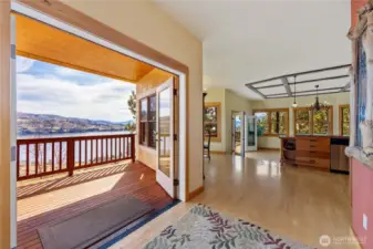 Entry looking toward kitchen