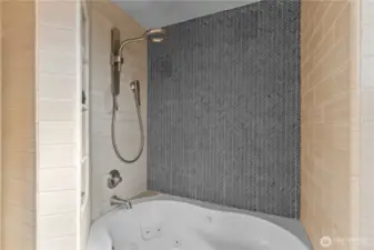 renovated on-suite priamry bathroom