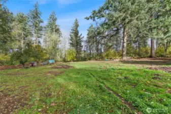 Discover a spacious 3-acre, low-maintenance property adorned with fruit trees, including sugar plums and apples, along with an inviting deck that offers ample space for gatherings and outdoor activities. This home allows you to prioritize relaxation and enjoyment—a true nature lover's paradise with room for your horses, cows & chickens. Sit on the welcoming private deck, take in the serene views, and listen to the tranquil sounds of nature. Relax as you watch deer, rabbits, owls, hawks, and eagles play. Experience the realization of your dreams every day in this exceptional home, where each day becomes a delight....