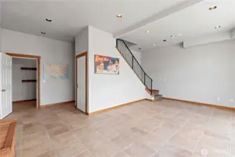 Lower level family room