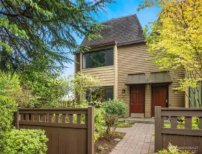 End unit townhome boasts a peaceful setting with two outdoor living spaces and easy access to all the downtown amenities.