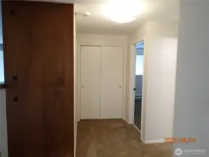 Unit 504 Hallway to beds and bath