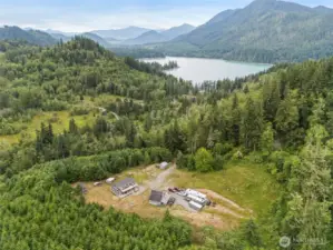 Plenty of room to stretch out. Use Cabin as ADU and Build a Big Beautiful Custom Home