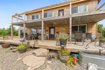 Relaxing Covered Front Porch