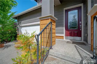 Covered front porch