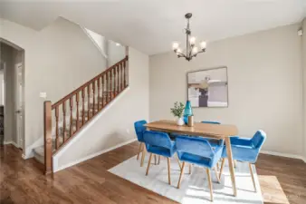 Formal front room offers flexibility of function, Dining room, sitting room or play room.