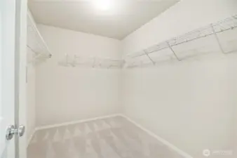 Large walk in closet
