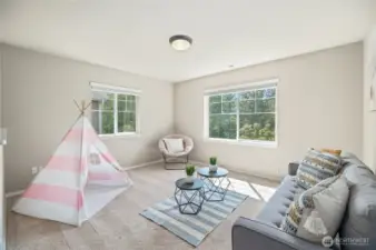 Natural sunlight in all the rooms plus AC to stay cool!