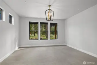 Primary bedroom is located in separate wing.