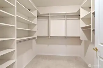 Primary Bedroom walk-in closet