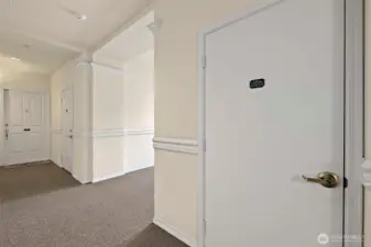 Storage room on same floor as unit