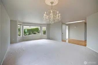 Living room off the entry