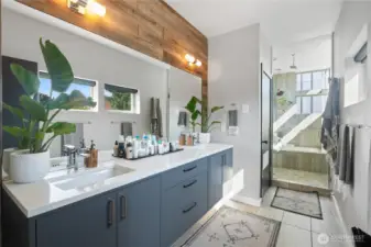 amazing spa-like bathroom en-suite!