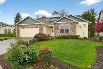 Attached 2 car garage and off street parking.
