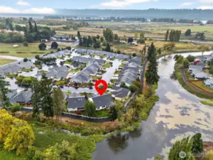 Lovely 55+ Community with walking trail, club house and gated entrance.