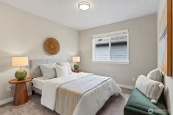 Bedroom #4. Bedrooms have built-in closet systems.