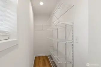 Primary Bedroom walk-in closet
