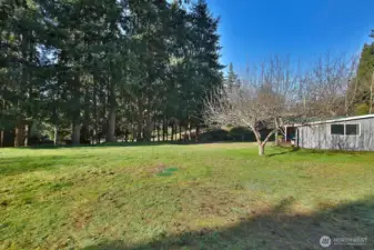 This is the general area of the drainfield (2 bedroom system). Photos of the Guest House are available upon request. Guest house has its own electric meter. Tenant occupied, month to month ($1400/mo) and would love to stay.