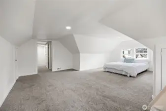 Large upstairs bedroom.