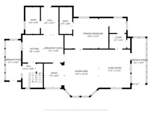 Main floor layout