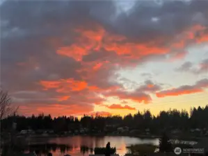 Sunset over Lake Louise from your new home!