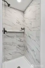 Shower in the 3/4 bath