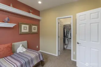 This view shows the walk-in closet.  This home is so pristine.  Such a pride in ownership.  Every inch is immaculately kept.