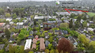 Miller Playfield & Community Center just blocks away