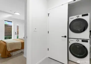 Washer and Dryer included! Model home, colors and finishes may vary.
