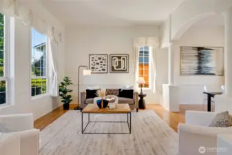 Light filled formal living room