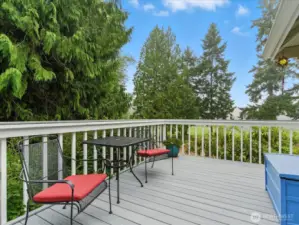 Additional photo of deck area.