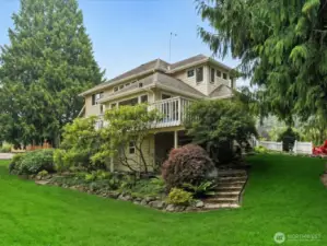 Backyard shot of home.  The basement area has an unofficial wine cellar that holds 15+ cases of wine and is semi-temperature controlled.