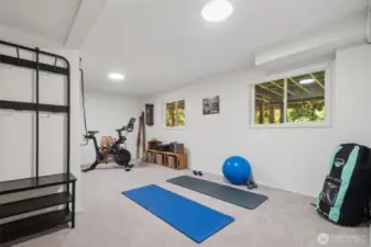 This bonus room can be used for workout, would make a great office, or with the addition of a small wall to provide privacy, would make a great 5th bedroom!