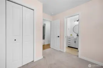 Access to updated bathroom